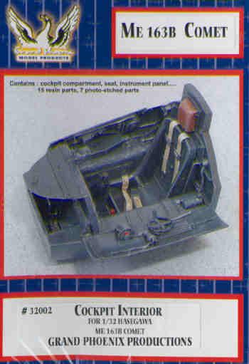 Messerschmitt Me163B Komet interior (Hasegawa) 32002