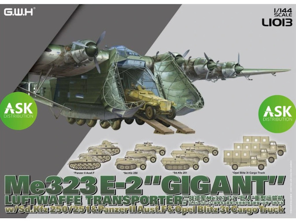 Messerschmitt Me323E-2 "Gigant" with more AFVs L1013