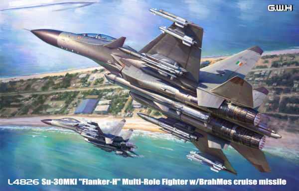 Sukhoi Su30MKI "Flanker H" Multi Role Fighter with Brahmos Cruise Missile (Indian Air Force) L4826