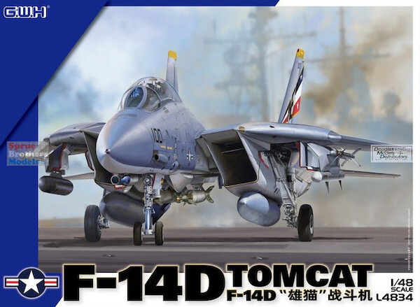 Grumman F14D Tomcat (VF31 "Tomcatters" OEF/OIF 2003), VF2123 "Black Lions" 2006) L4834