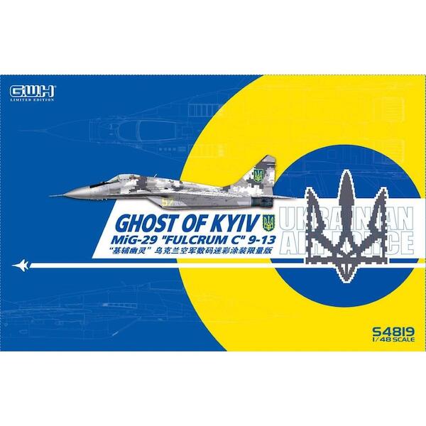 Ghost of Kiev - MIG29 "Fulcrum C" 9-13 (Ukrainian Air Force) (LIMITED REISSUE) S4819