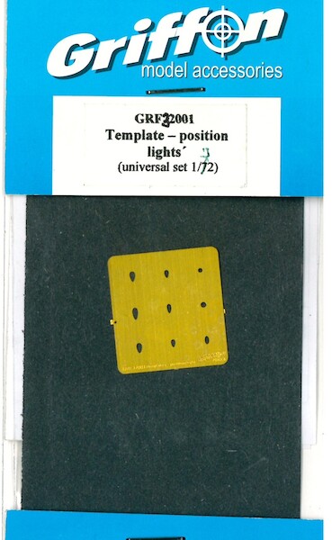 Position lights templates (universal set) GRF32001