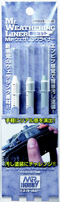 Mr Weathering Liner Snow set PP203