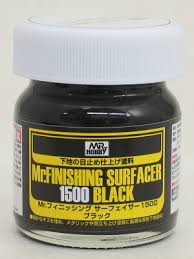 Mr Finisher 1500 brush on Black (40ml Glass)  SF288