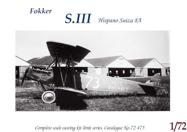 Fokker SIII (Hispano Suisa 8a)  72475