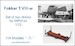 Fokker T8W Beaching gear (2 dollies)  NEW PRODUCTION  RUN  T8W-DOLLY