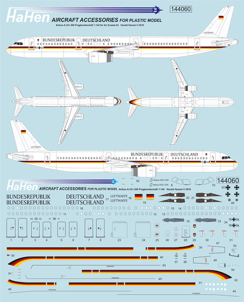 Airbus A321-200 (Luftwaffe Luftbereitschaft)  HH144060