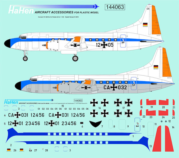 Convair CV440 (Luftwaffe Luftbereitschaft) HH144063