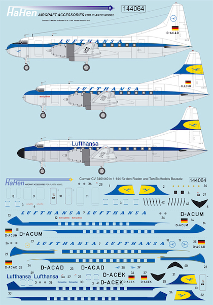 Convair CV440  (LuftHansa)  HH144064
