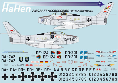 Republic F84F Thunderstreak (Luftwaffe - Jabo 31/34/35)  HH144067