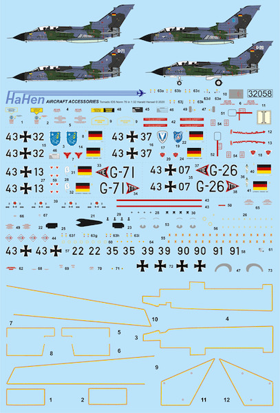 Luftwaffe IDS Tornados in Norm 76  HH32058