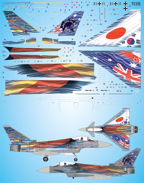 Eurofighter (Luftwaffe JG74 'Rapid Pacific 2022")  HH32063