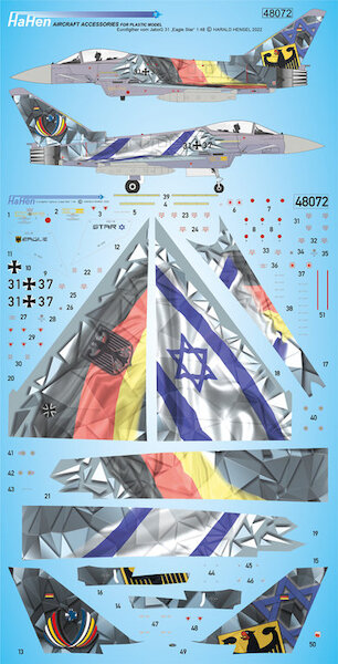 Eurofighter (Luftwaffe JaboG 31 'Eagle Star")  HH48072