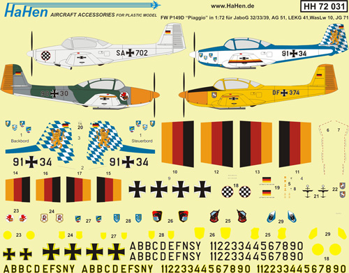 Piaggia P149D (Luftwaffe) HH72031
