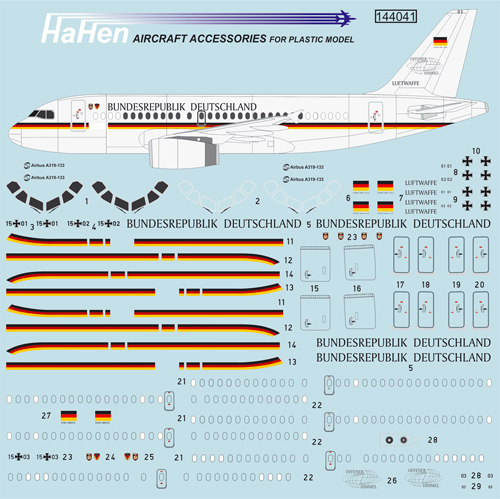 Airbus A319-133 (Luftwaffe Flugbereitschaft)  hh72066