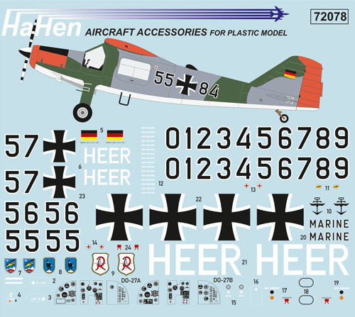 Dornier Do27 (Luftwaffe, Heer, Marine)  hh72078