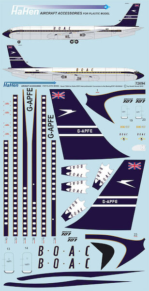Boeing 707-436 (BOAC) HH72094
