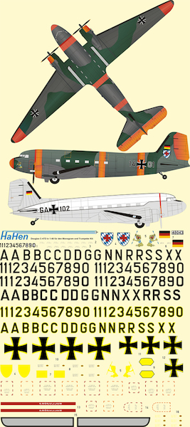 C47 Dakota (Luftwaffe LTG61)  HH144029