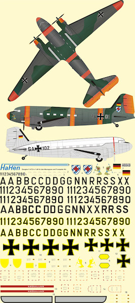C47 Dakota (Luftwaffe LTG61) HH144029