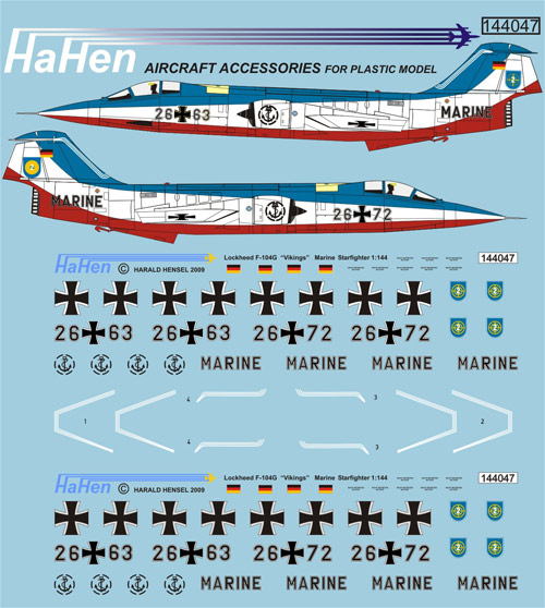 F104G Starfighter (Marine "Vikings") HH144047