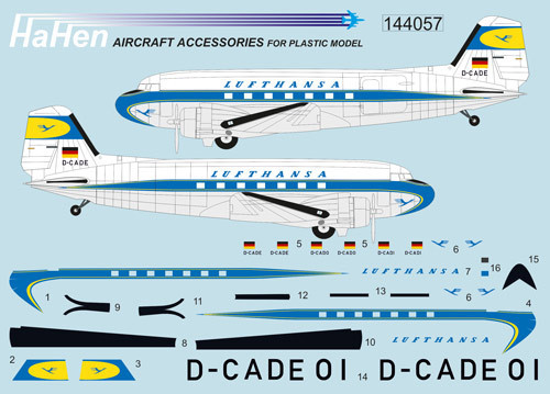 Douglas C47 Dakota (Lufthansa) Hh144057