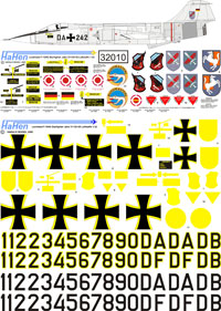 Lockheed F104G Starfighter (Luftwaffe JBG31/32,/36 silver) hh32010