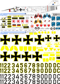 Lockheed F104G Starfighter (Luftwaffe JBG33/34 silver) hh32011