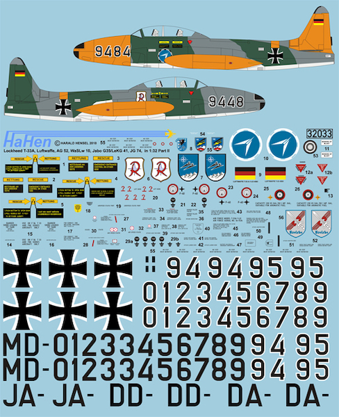 Lockheed T33 Luftwaffe Part 2  hh32033