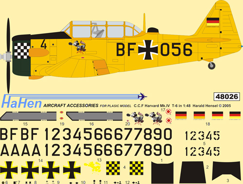 North American T6 Harvard (CCF Harvard MKIV) (Luftwaffe) HH48026
