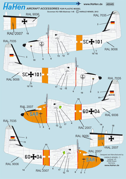 Grumman HU16B Albatross (Marine) hh48049
