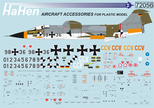 Lockheed F104G CCV (Luftwaffe) hh72056