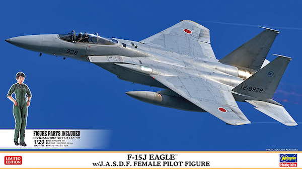 F15J Eagle with JASDF Female Pilot figure  02325
