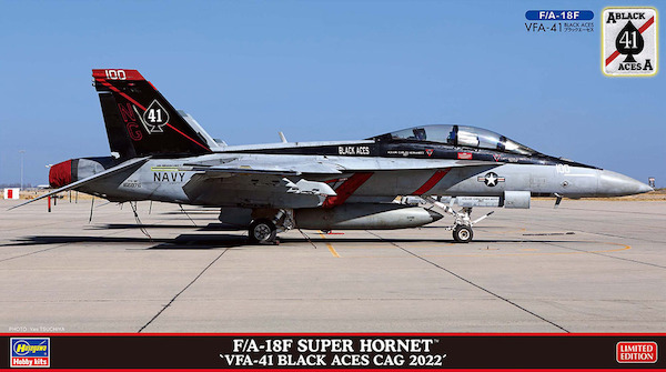 F/A18F Super Hornet "VFA41 "Black Aces" CAG 2022  02429
