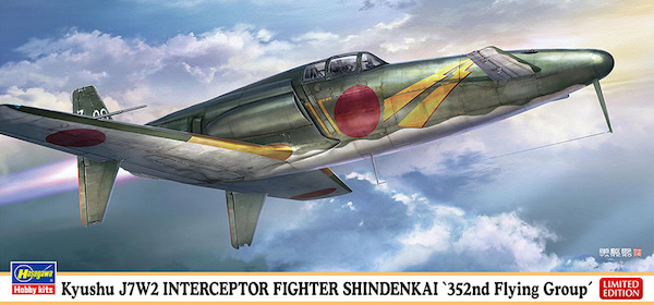 Kyushu J7W2  Shinden kai Interceptor fighter "352nd Fighter Group"  02468