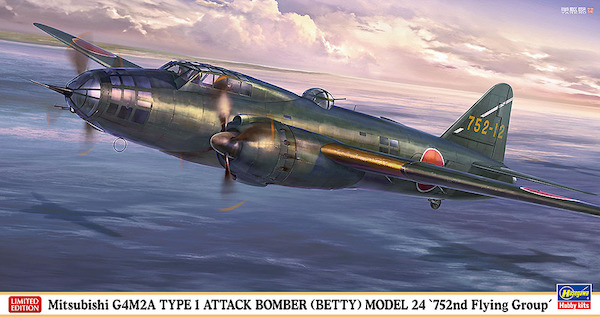Mitsubishi G4M2A (Betty)  Model 24 "752 Flying Group"  02493