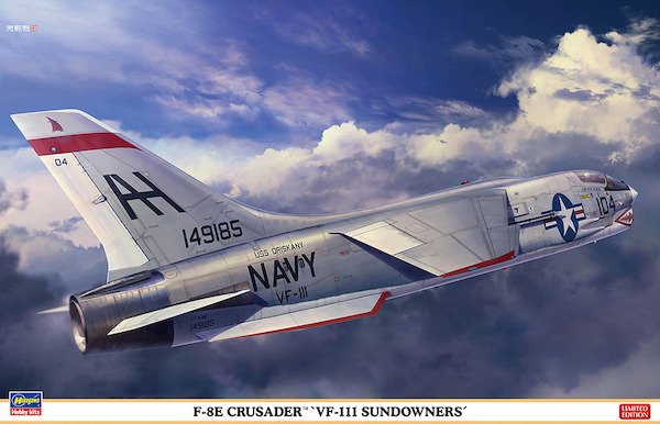 Vought F8E Crusader "VF111 Sundowners" 07524