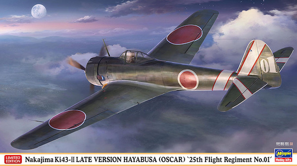 Nakajima Ki43-II Late Hayabusa  (Oscar) '25th Flight regiment No.01  07553