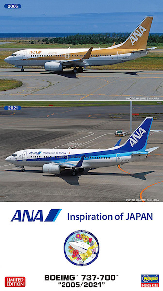 Boeing 737-700 (ANA Inspiration of Japan 1995 and 2021) 2 kits included 10845