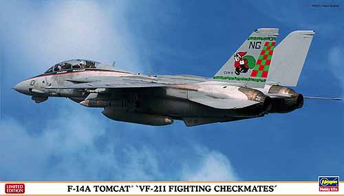 F14A Tomcat '' VF211 Fighting Checkmates''  02022