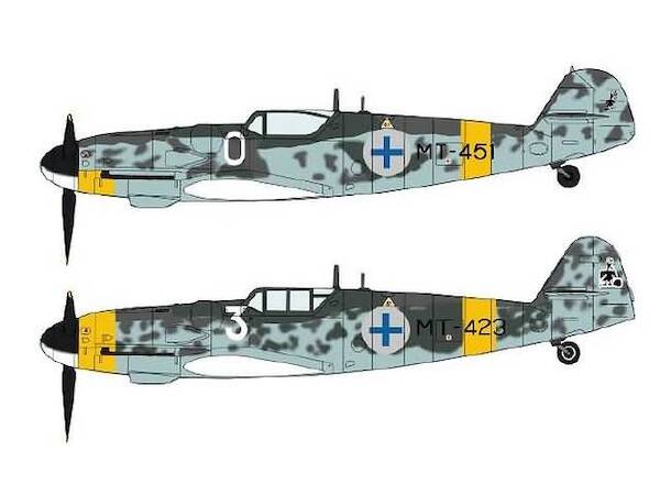 Messerschmitt BF109G-6 "Finnish Air force Aces Combo"  2 kits included  2402259