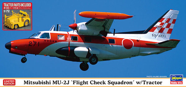 Mitsubishi Mu2J with tractor 'Flight Check Squadron) (REISSUE)  2402370