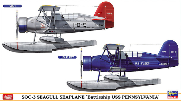 Curtiss SOC2 Seagull Seaplane "Battleship USS Pennsilvania" (2 kits included)  2402394