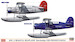 Curtiss SOC2 Seagull Seaplane "Battleship USS Pennsilvania" (2 kits included) 