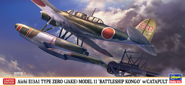Aich E13A1 Type Zero "Jake"Model 11, (Battleship Kongo)  With Catapult  2402416