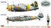 B239 Buffalo and Messerschmitt BF109G-6 "Juutilainen"with figure of Eino Juutilainen included has-02439