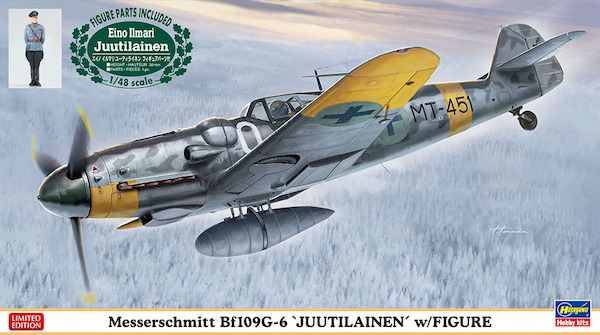 Messerschmitt BF109G-6 'Juutilainen" with figure 2407494
