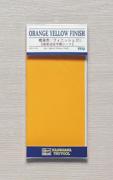 Orange Yellow finish self adhesive foil TF13