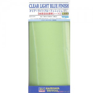 Clear light blue finish self adhesive foil TF928