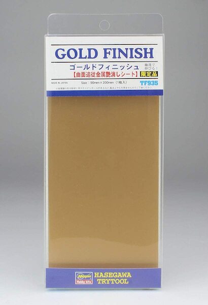Gold finish self adhesive foil TF935