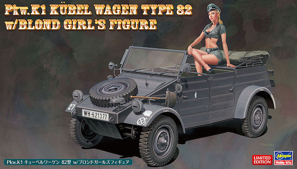 Pkw. K1 Kübelwagen Type 82with Blond girl figure (REISSUE) SP453